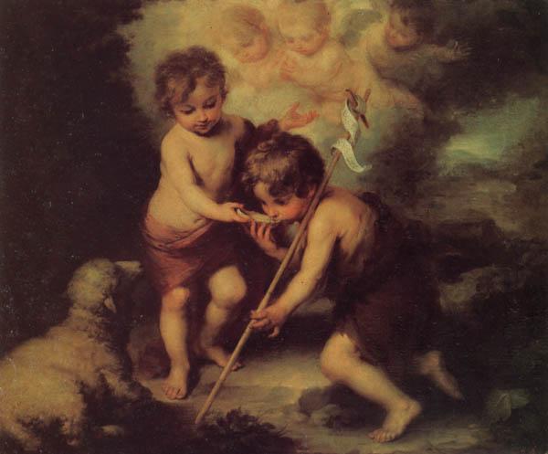 Bartolome Esteban Murillo Children with a Shell oil painting image